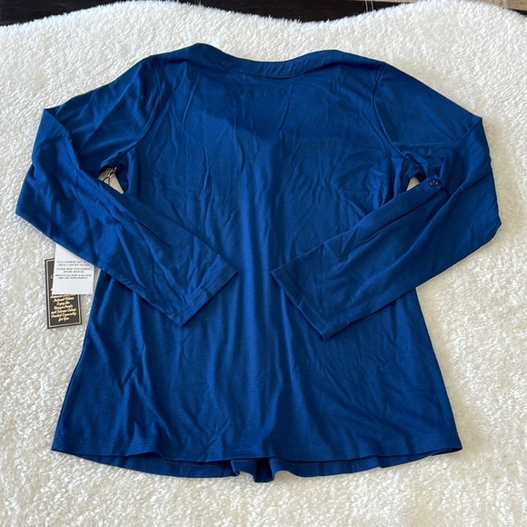 Diane Gilman DG2 Long SLV Pocket Tee 645-044 - Picture 8 of 11